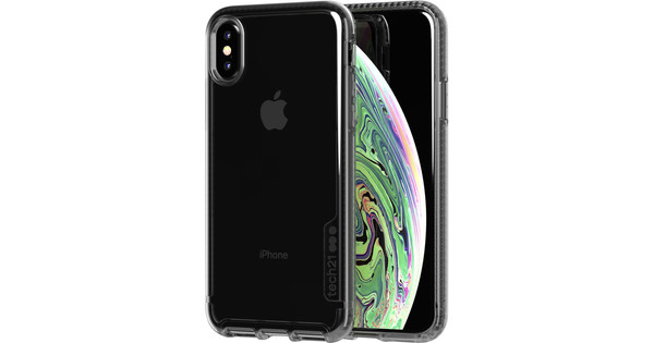 Tech21 Pure Carbon Apple iPhone X / Xs Rückseite Schwarz / Transparent