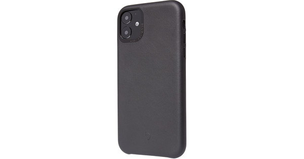 Decoded Apple iPhone 11 Backcover Leder Schwarz