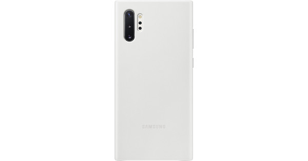 Samsung Galaxy Note 10 Plus Backcover Leder Weiß