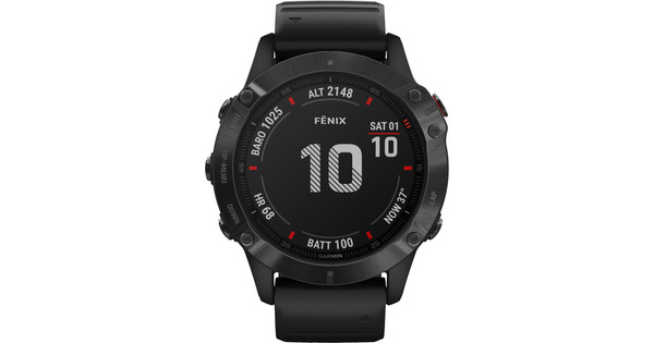 Garmin Fenix 6X Pro - Schwarz  - 51 mm