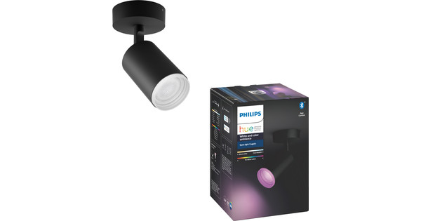 Philips Hue Fugato Spot White & Color Schwarz