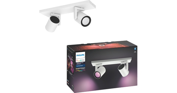 Philips Hue Argenta Doppelspot White & Color Weiß