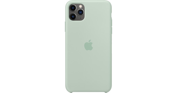 Apple iPhone 11 Pro Max Silicone Backcover Beryll