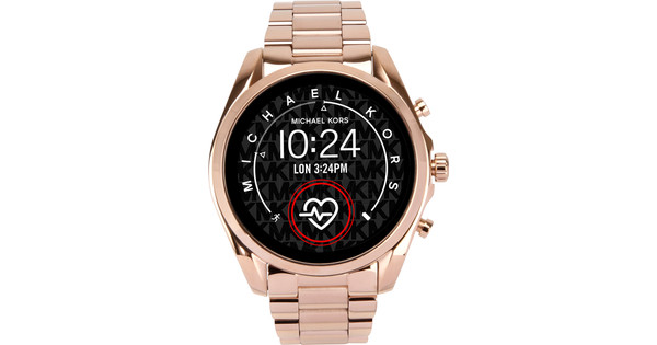 Michael kors smartwatch on sale rose gold with diamonds