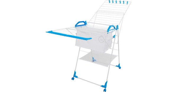 BlueBuilt Drying Rack 25 Meters with Laundry Basket, Clothespins, and ...