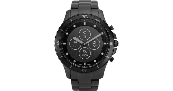 Fossil FB-01 Hybrid HR Smartwatch FTW7017 Black | Coolblue - Before 13: ...