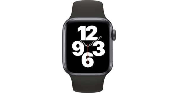 Apple Watch SE 40mm Space Gray Aluminum Black Sport Band