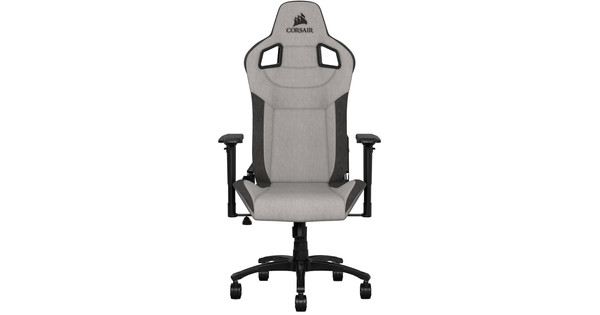 Silla Gamer Profesional Corsair T3 Rush, Grey/White