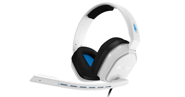 Astro A10 Gaming-Headset für PC, PS5, PS4, Xbox Series X|S, Xbox One - Weiß/Blau  | Coolblue - Vor 13:00, morgen da