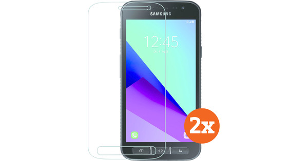 Azuri Tempered Glass Samsung Galaxy Xcover 4/4s Panzerglas Doppelpack