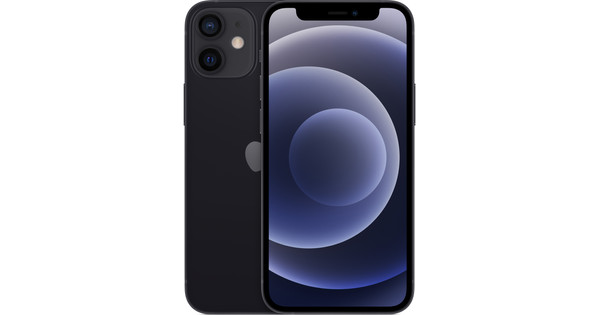 Apple iPhone 12 Mini 256 GB Schwarz | Coolblue - Vor 13:00, morgen da