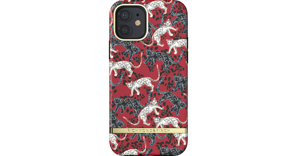 Richmond & Finch Samba Red Leopard Apple iPhone 12 / 12 Pro Backcover