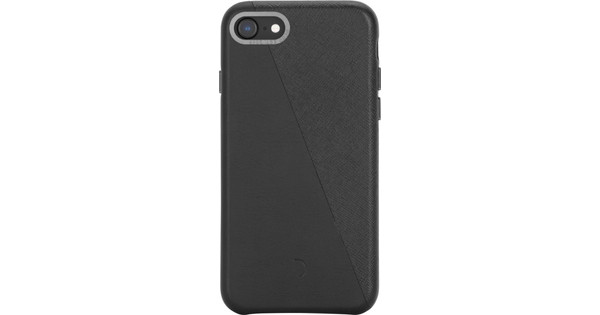 Decoded Dual Apple iPhone SE 2022 / SE 2020 / 8 / 7 Backcover Leder Schwarz