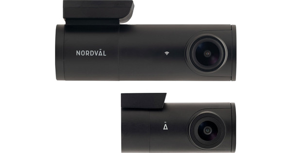 Nordväl DC102 Dash Cam 2CH 2K + WiFi 64GB