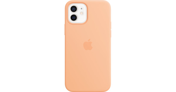 Apple iPhone 12 / 12 Pro Silicone Back Cover mit MagSafe Cantaloupe