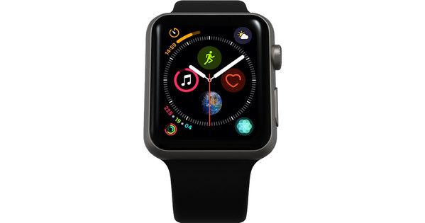 Refurbished Apple Watch Series 4 40 mm Space Grau Coolblue Vor 13 00 morgen da