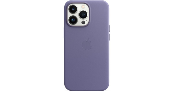 Apple iPhone 13 Pro Backcover mit MagSafe Leder Wisteria