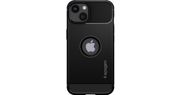 Spigen Rugged Armor Apple iPhone 13 Back Cover Black