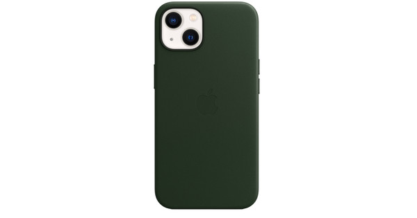 Apple iPhone 13 Back Cover with MagSafe Leather Sequoia Green