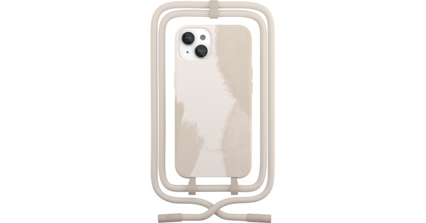 Change Case TieDye Apple iPhone 13 Back Cover with Cord White