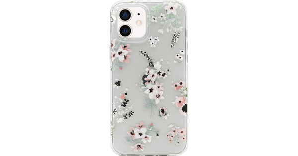 BlueBuilt Sweet Blossom Soft Case Apple iPhone 12 Mini Backcover Transparent