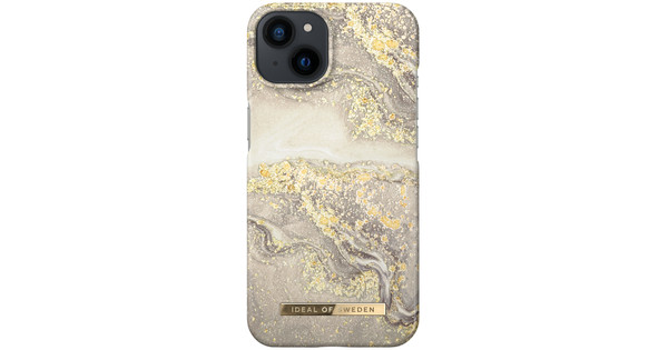 Ideal of Sweden Sparkle Greige Marble Apple iPhone 13 Backcover