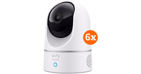 eufy Indoor Cam 2K Pan & Tilt Sechserpack Weiß | Coolblue - Vor 12:00 ...