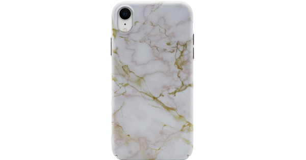 BlueBuilt Soft Pink Marble Hard Case Apple iPhone Xr Back Cover