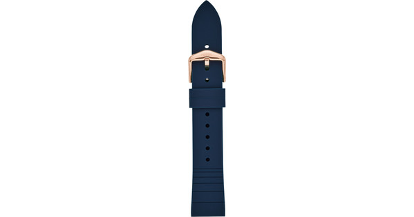 Fossil Silicone Strap Blue 18mm Coolblue Before 13 00 delivered tomorrow
