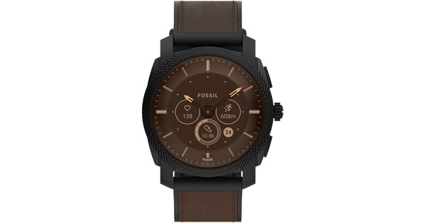 Fossil Gen 6 Hybrid Schwarz/Braun 45 mm