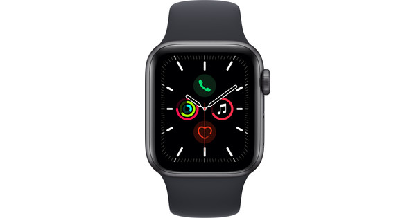 Apple Watch SE 40mm Space Gray Aluminum Midnight Sport Band