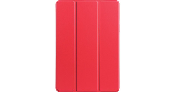 Just in Case Tri-Fold Samsung Galaxy Tab S8 Ultra Book Case mit Stifthalter Rot