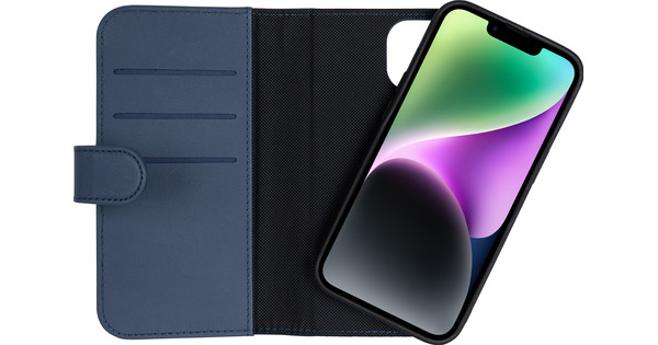 BlueBuilt Apple iPhone 14 Plus 2-in-1 Case Leather Blue