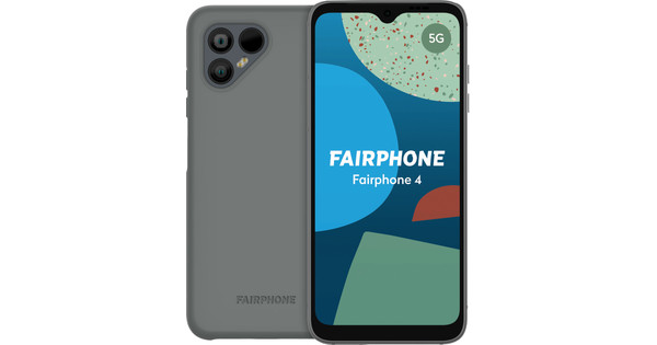 Fairphone 4 128GB Grau 5G + Backcover Grau