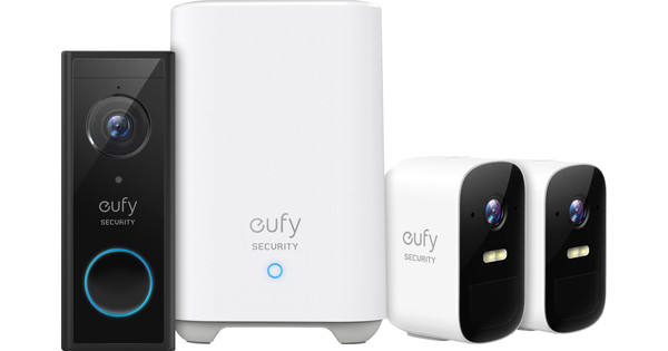 eufy eufyCam 2C Doppelpack + Video Doorbell Battery