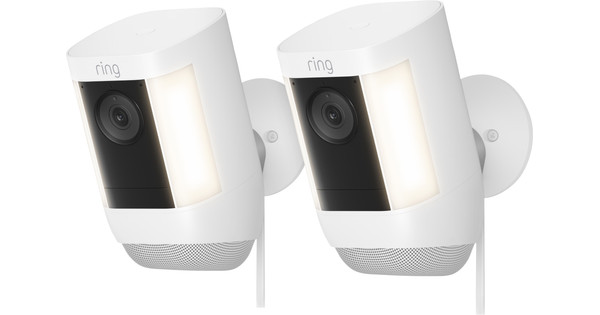 Ring Spotlight Cam Pro - Plug In - Weiß - Doppelpack