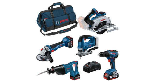Bosch Professional 5 Toolkit 18V 0615990N39 Kombiset | Coolblue ...