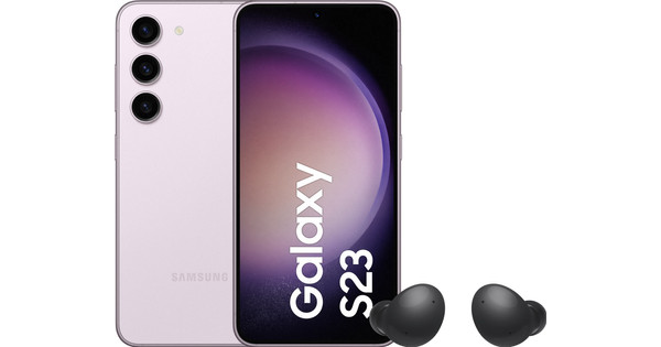 Samsung Galaxy S23 128GB Rosé 5G + Galaxy Buds2 Schwarz