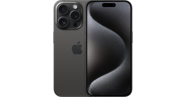 Apple iPhone 15 Pro 256GB - 13:00, Vor | Schwarz Coolblue Titan morgen da