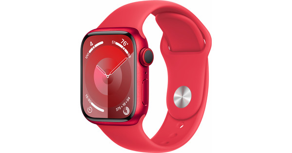 Apple Watch Series 9 41 mm RED Aluminium Sportarmband M/L