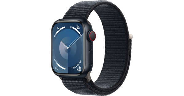 Apple Watch Series 9 4G 41 mm Mitternacht Aluminium Sport Loop