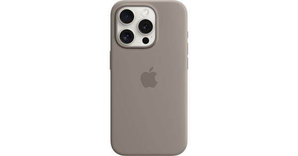 Apple iPhone 15 Pro Backcover mit MagSafe Tonbraun