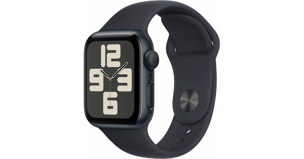 Apple Watch SE (2022) 40mm Midnight Aluminum Sport Band M/L