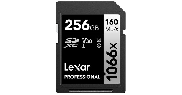 Lexar Professional 1066x SILVER 256GB SDXC 160mb/s