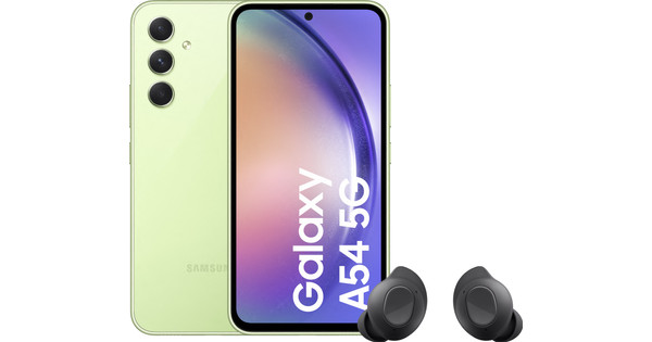 Samsung Galaxy A54 128GB Green 5G + Samsung Galaxy Buds FE Black