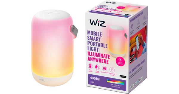 WiZ Portable Table Lamp - Smart LED Lighting - Colored | Coolblue ...