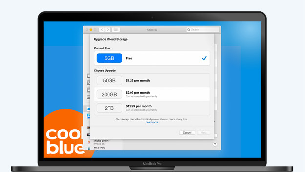 iCloud Abonnements