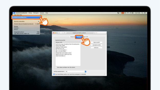 How do you adjust the colors of your screen in macOS? | Coolblue - Free ...