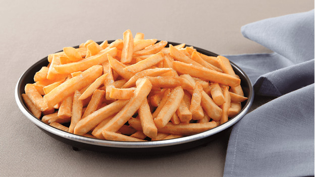 Plate with fries