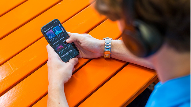 Listen to music via Spotify
